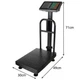 Напольные товарные весы Malatec СР23537, электронные, до 150 кг, LCD-дисплей, складные - изображение 8