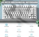 Клавіатура AJAZZ AK820 White Ігрова Дротова Механічна - изображение 2
