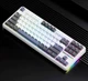 Клавіатура AULA F87 White-Blue Механічна Ігрова Бездротова - изображение 3