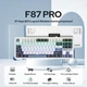 Клавіатура AULA F87 White-Blue Механічна Ігрова Бездротова - изображение 5