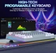 Клавіатура AULA F3261 White-Grey Механічна Ігрова Дротова - изображение 2