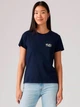 Футболка хлопковая женская Levi`s The Perfect Tee 17369-2949 S Темно-синяя (5401157865866) - изображение 1