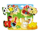 Drewniane puzzle niespodzianka Viga na podkładce z uchwytami Farma 59562 (6934510595623) - obraz 3