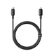 Кабель для Iphone на 2м. Type-C to Lightning Silky Series 20W Black, Baseus для зарядки та передачі даних (P10377700113-01) - зображення 1