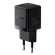 Сетевое зарядное устройство на 30W (Type-C) блок питания+кабель 1м Palm Fast Charger черный, Baseus (P10111605113-01) - изображение 1
