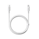 Кабель для Iphone на 1м. Type-C to Lightning Silky Series 20W White, Baseus для зарядки та передачі даних (P10377700213-00) - зображення 1