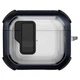 Протиударний захисний чохол Locking Button кейс для навушників Airpods 4 Blue - зображення 1