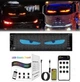 Гибкая LED панель экран на стекло 92*374 мм USB Глаза, что светятся, анимация, текст, картинка (80881) - изображение 4