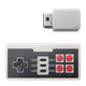 Геймпад Бездротовий RMC Wii Classic Controller NES Style Light Grey - зображення 1