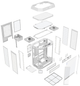 Obudowa Thermaltake The Tower 600 Snow (CA-1Z1-00M6WN-00) - obraz 7