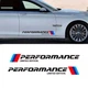 Наклейки на BMW M Performance Бмв Перфоменс Виниловые размер 50х5.8см 2 шт - изображение 3