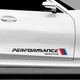 Наклейки на BMW M Performance Бмв Перфоменс Виниловые размер 50х5.8см 2 шт - изображение 6