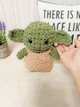 Вязаная вручную игрушка Йода Baby Yoda h=29 см - изображение 3