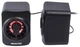 Колонка портативная Maxxter CSP-U005, 2 x 3 Вт, пластиковый корпус, питание от USB, RGB-подсвещение, Black - изображение 3