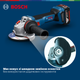 Аккумуляторная бесщеточная угловая шлифмашина Bosch GWS 18V-11 S solo (06019N4000) - изображение 2