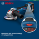 Аккумуляторная бесщеточная угловая шлифмашина Bosch GWS 18V-11 S solo (06019N4000) - изображение 3