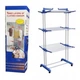 Сушилка Garment rack with wheels для белья, напольная складная из нержавеющей стали и ABS пластика - изображение 1