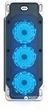 Корпус Gamemax StarLight W-Blue - изображение 3