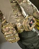 Тактический разгрузочный пояс YAKEDA Desert Multicam с подсумками MOLLE для АК и пистолетных магазинов - изображение 4