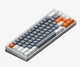 Металева механічна клавіатура на магнітних свічах NuPhy HALO65HE, RGB, WIN&MAC, Magnetic Coral, УКР/АНГЛ, GREY (65HEG) - изображение 1