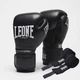 Боксерські рукавиці Leone GN111 THE GREATEST Black 18 унцій (бинти 4 м. в комплекті) - изображение 1