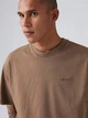 Футболка хлопковая длинная мужская Levi`s Red Tab Vintage Tee Garment Dye A0637-0139 M Светло-коричневая (5401157837313) - изображение 4