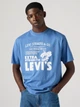 Футболка хлопковая длинная мужская Levi`s Vintage Fit Graphic Tee Archival 87373-0219 S Бледно-синяя (5401157997635) - изображение 3