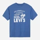 Футболка хлопковая длинная мужская Levi`s Vintage Fit Graphic Tee Archival 87373-0219 S Бледно-синяя (5401157997635) - изображение 5