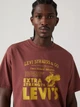 Футболка хлопковая длинная мужская Levi`s Vintage Fit Graphic Tee Archival 87373-0347 S Коричневая (5401157999806) - изображение 4
