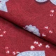 Новогодняя ткань лонета Игрушки сердца, фон красный (149г/м.кв280см пог.м) 173558 - изображение 1