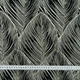 Ткань жаккард Листья фон бежевый с люрексом золото (227г/м.кв280см пог.м) 171481 - изображение 3