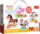 Пазлы Trefl Baby Classic На ферме 2+3+4+5 элементов (5900511361278) - изображение 1