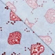 Новогодняя ткань лонета Игрушки сердца, фон серый (151г/м.кв280см пог.м) 173541 - изображение 4