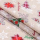 Ткань скатертная рогожка Новогодняя (160г/м.кв150см пог.м) 183774 - изображение 1