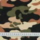 Тканина штапель Фалма принт камуфляж чорний/хакі/коричневий (118г/м.кв140см пог.м) 171580 - зображення 3