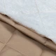 Ткань плащевая Фортуна стеганая с синтепоном 100г/м 7см*7см темно-бежевая (160г/м.кв150см пог.м) 181481 - изображение 1