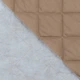 Ткань плащевая Фортуна стеганая с синтепоном 100г/м 7см*7см темно-бежевая (160г/м.кв150см пог.м) 181481 - изображение 4