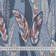 Ткань жаккард Листья синий (400г/м.кв280см пог.м) 172414 - изображение 3