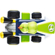 Машинка на радіокеруванні Carrera 2.4 GHz Mario Kart Mini RC Yoshi (New Paperbox) 1:50 370430034 (9003150148401) - зображення 6