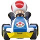 Samochodzik zdalnie sterowany Carrera 2.4 GHz Mario Kart Mini RC Toad (New Paperbox) 1:50 370430035 (9003150148418) - obraz 4
