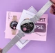 Смарт-годинник жіночий Modfit Eclipse Silver Mesh з Амолед екраном - зображення 6