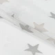 Ткань тюль кисея Звезды серые с утяжелителем (87г/м.кв320см пог.м) 162487 - изображение 1