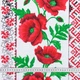 Ткань скатертная рогожка маки (160г/м.кв150см пог.м) 181835 - изображение 3