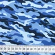 Ткань коттон сатин стрейч камуфляж синий (185г/м.кв145см пог.м) 177241 - изображение 3