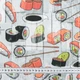 Тканина з акриловим просоченням Суши фон сірий (229г/м.кв140см пог.м) 164621 - зображення 3