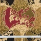 Ткань гобелен Морис беж/ бордо (293г/м.кв150см пог.м) 158525 - изображение 3