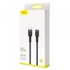 Кабель Baseus Cafule Type-C to Lightning PD 18W 1M Чорний/Червоний (CATLKLF-91) (253300) - зображення 7