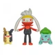 Набір ігрових фігурок Pokemon W18 - Морпеко, Бульбазавр, Рабут - изображение 3