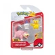 Набір ігрових фігурок Pokemon W18 - Пікачу, Літвік, Слоупок - зображення 1