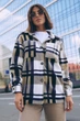 Тепла картата сорочка з турецького флісу бежевий XXL-3XL - зображення 2